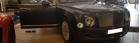 Bentley Mulsanne kiletatud tagumine ring