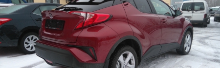 Toyota uus ja noortepärane mudel C-HR. Kiletatud tagumine ring - Tagaklaas 5%, Tagumised uksed 20%